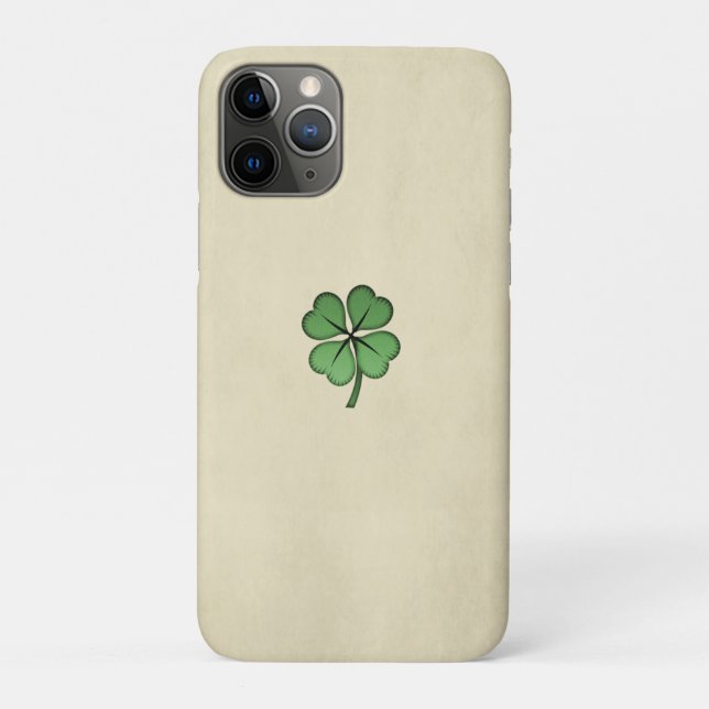 Classy Irish Lucky Shamrock Case-Mate iPhone Case (Back)