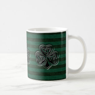 Classy Irish lucky shamrock personalized Coffee Mug