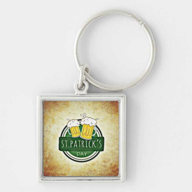 Classy Irish St. Patrick's Day Keychain (Front)
