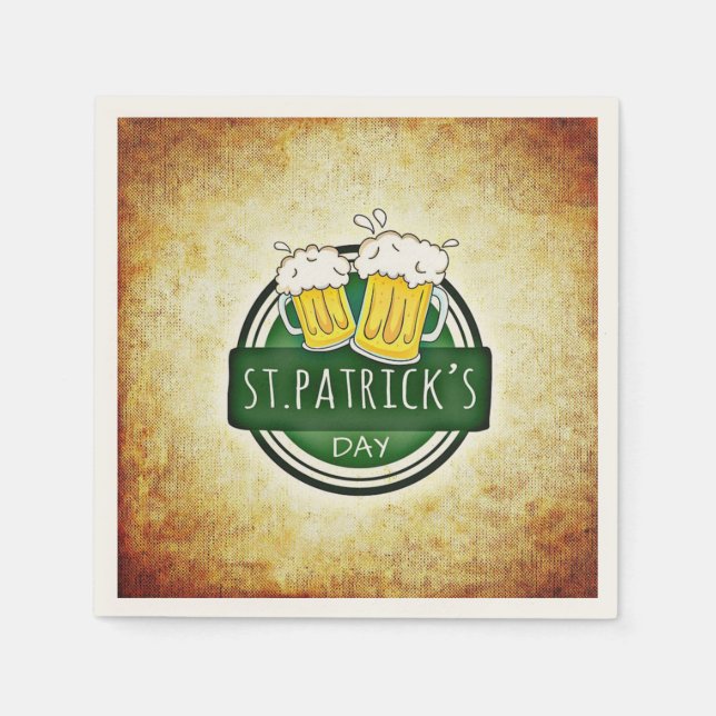Classy Irish, St. Patrick's Day Napkins (Front)