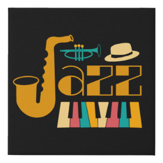 Classy Jazz Soul  Faux Canvas Print