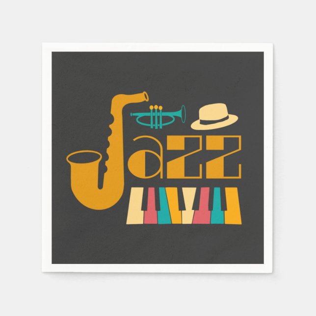 Classy Jazz Soul  Napkins (Front)