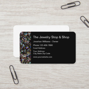 Classy Jewelry Business Cards