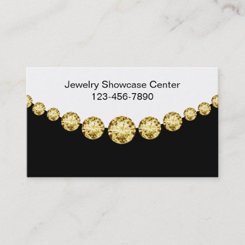Classy Jewelry Business Cards