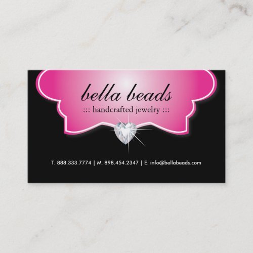 Classy Jewelry Designer Business Cards