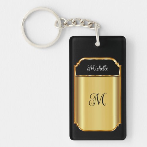 Classy Ladies Monogram Luxury Acrylic Keychains