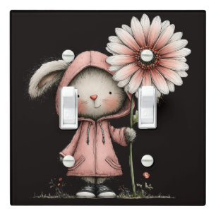 Classy Lady Bunny3 Light Switch Cover