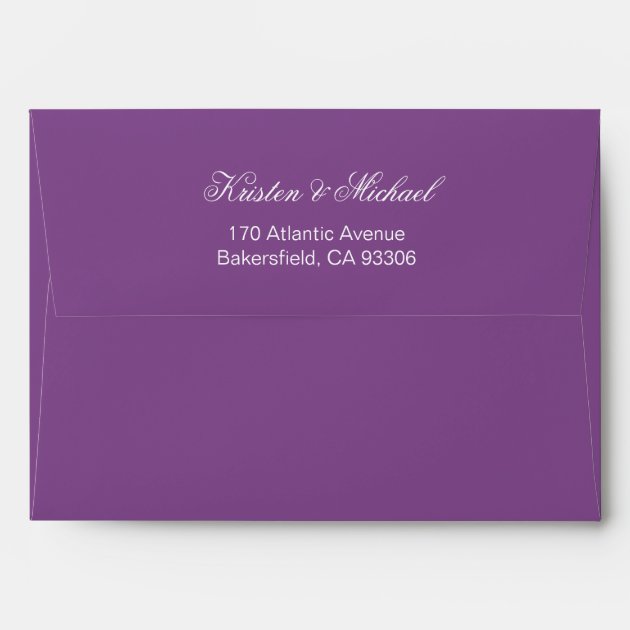 Classy Lavender Purple Lace | 5 X 7 Mailing Envelope