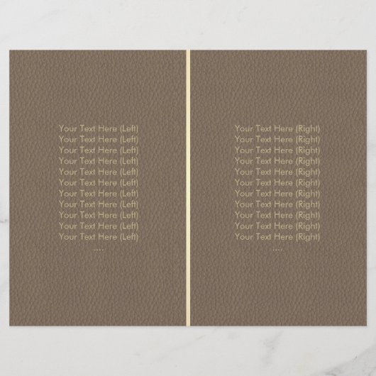 Classy Leather Gold Laurel Monogram Bi-fold (Back)