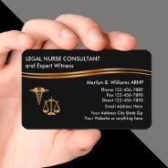 Classy Legal Nurse Practitioner Business Card at Zazzle