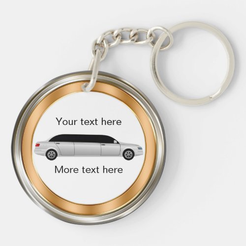 Classy Limo Car Service Promotional Keychains