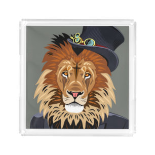 Classy Lion Acrylic Tray
