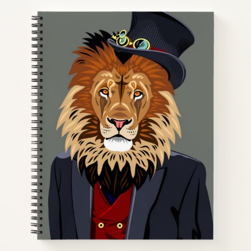 Classy Lion Notebook