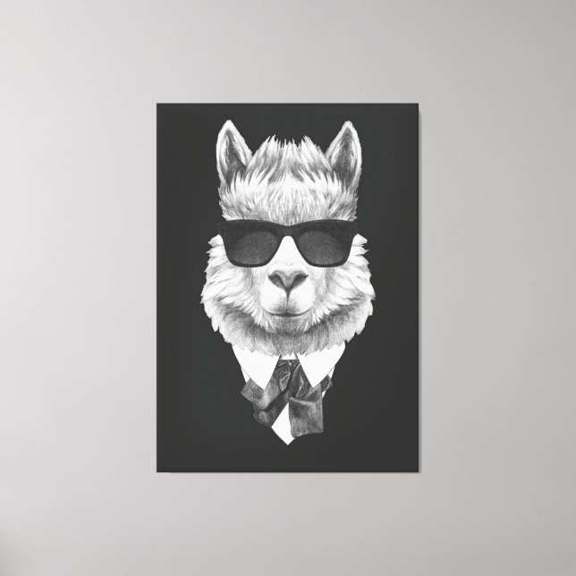 Classy Llama Canvas Print (Front)