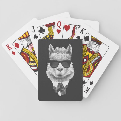 Classy Llama Poker Cards