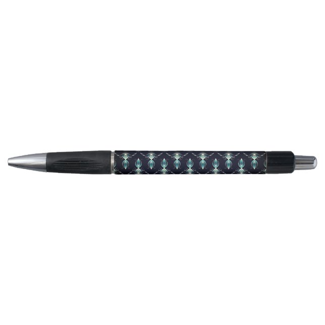 Classy Look of Blue Gems with Glowing Light Pen (Front)