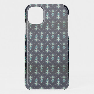 Classy Look of Blue Gems with Glowing Light iPhone 11 Case