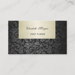 Classy Luxury  Elegant ,Damask Business Card
