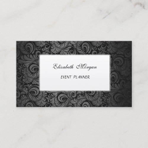 Classy Luxury  Elegant Damask Business Card