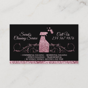 Classy Maid Cleaning Services Business Card