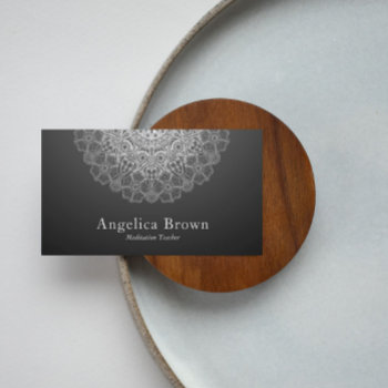 Classy Mandala Business Card by istanbuldesign at Zazzle