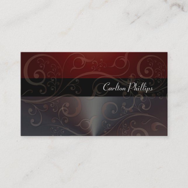 Classy Marketing Consultant business cards (Front)