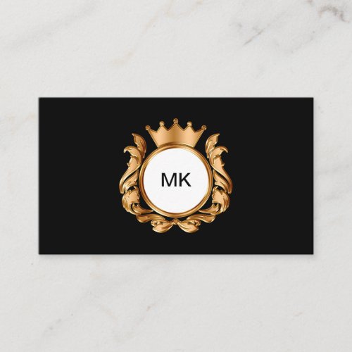 Classy Masculine Monogram Business Cads Design Business Card