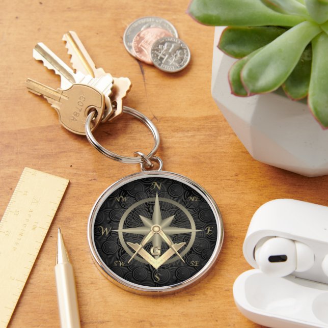 Classy Masonic Keychain (Desk)