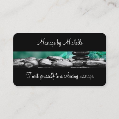 Classy Massage Business Cards