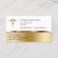Classy Medical Business Cards