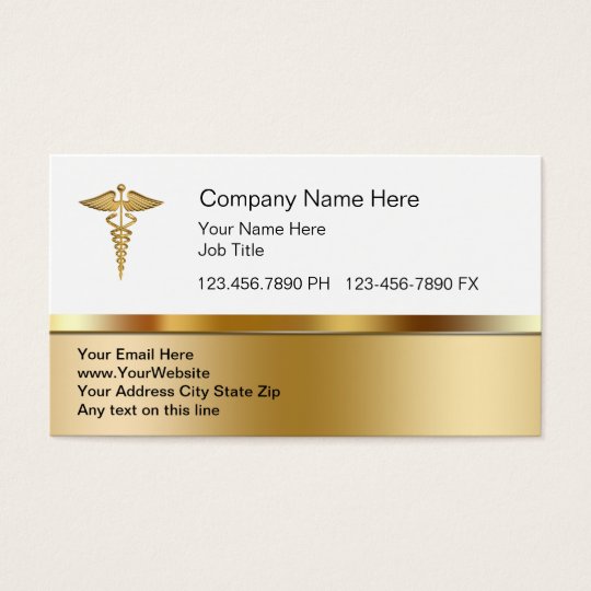 Classy Medical Business Cards  Zazzle.com