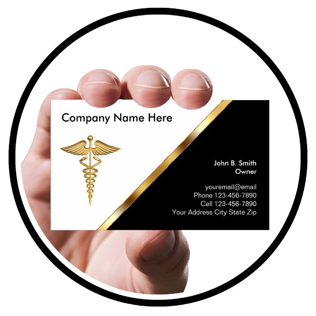Classy Medical Business Cards (Creator Uploaded)