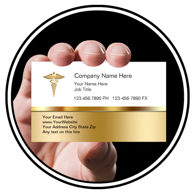 Classy Medical Business Cards | Zazzle