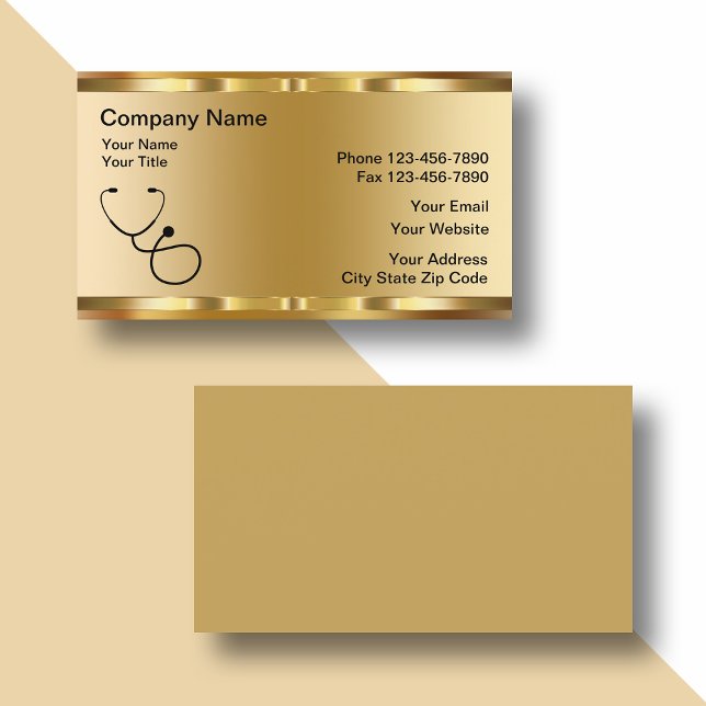 Classy Medical Business Cards Template (Creator Uploaded)