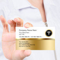 Classy Medical Business Profile Business Card