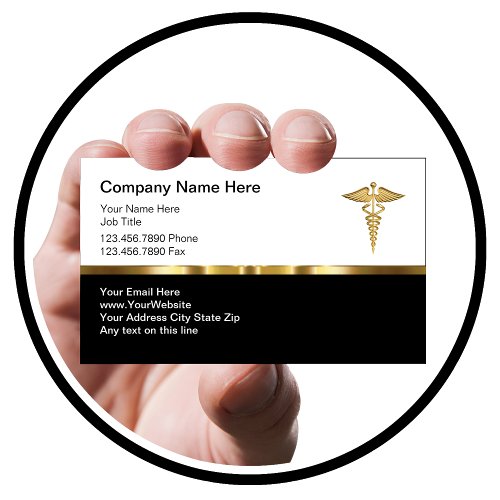 Classy Medical Business Profile Business Card