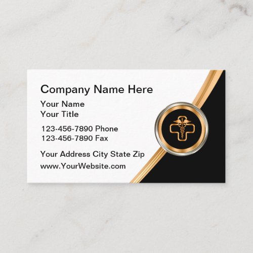 Classy Medical Healthcare Insurance Business Card