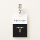 Customized Name and Photo | Doctor ID Card Badge | Zazzle.com