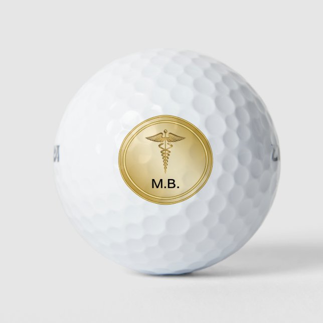Classy Medical Theme Golf Balls (Front)