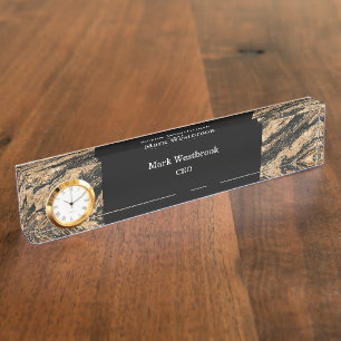 Classy Men's Executive Desk Nameplate