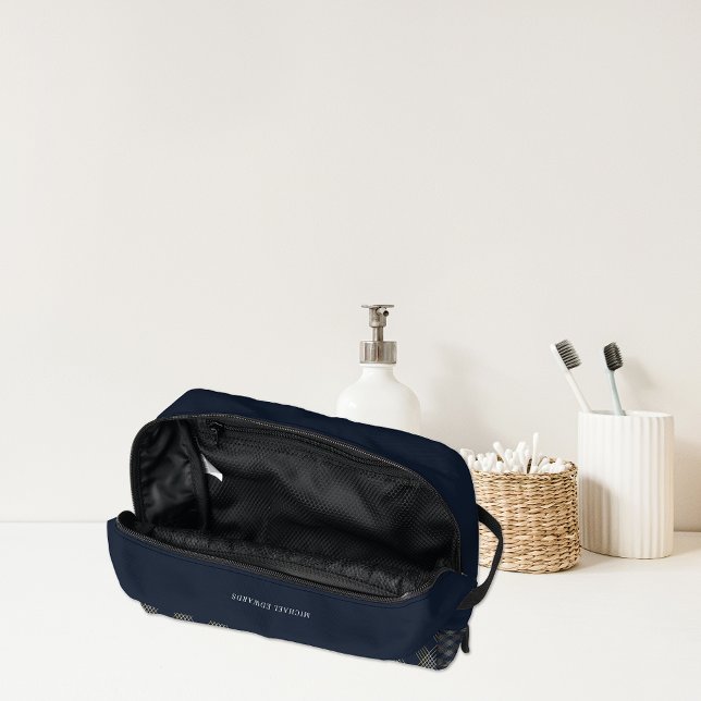 Classy Men's Monogrammed | Personalized Dopp Kit (Creator Uploaded)