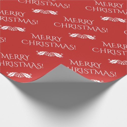 Classy MERRY CHRISTMAS Wrapping Paper