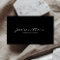 Classy Minimal Stylish Script Black