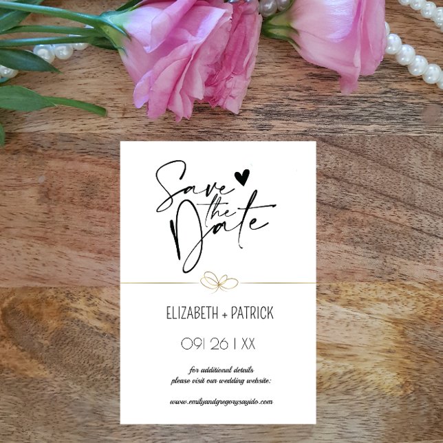 Classy minimalist ,owls in love save the date invitation (Creator Uploaded)