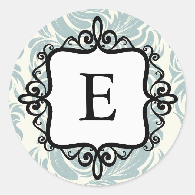Classy Monogram Envelope Seal (Front)