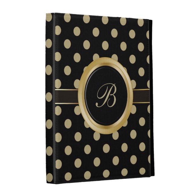 Classy Monogram iPad Case (Front Spine)