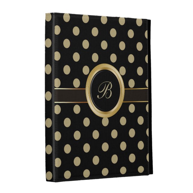Classy Monogram iPad Case (Front Spine)