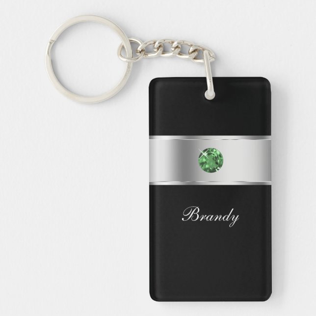 Classy Monogram Keychains (Front)