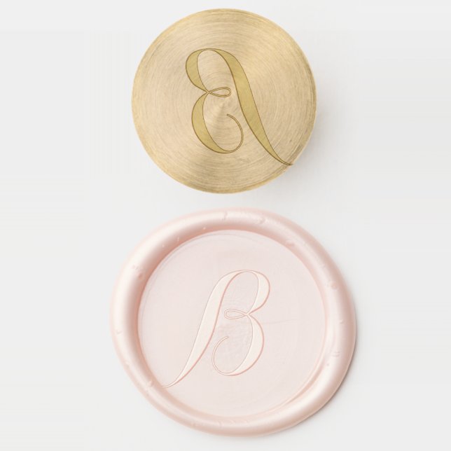 Classy Monogram Wax Seal Stamp (Stamped)