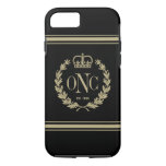 Classy Monogrammed Logo Tough Iphone 7 Case at Zazzle